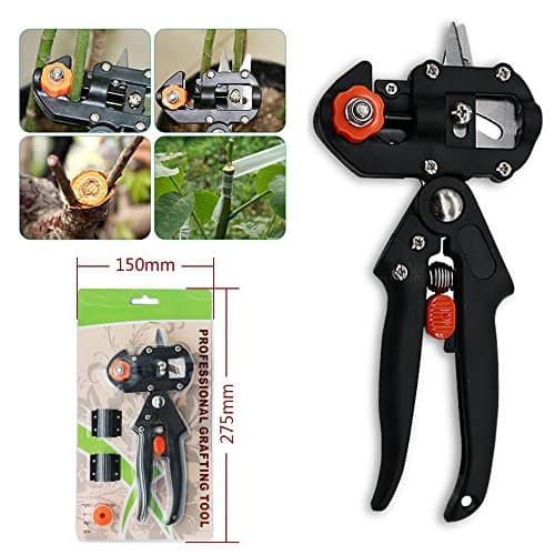 Fruit Tree Pruning Shears Grafting Cutting Garden Tool with 2 Blades Tree Grafting Tools Cutting Scissors
