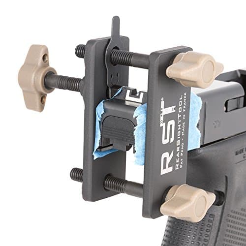 Gen 2 (Mk III) Universal Field Sight Pusher - Compact range front & rear sight adjustment tool (2 Pushing Heads) by RST RearSightTool