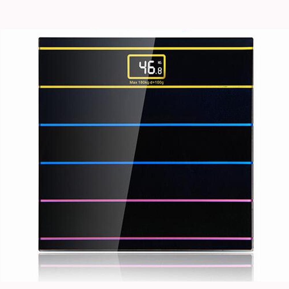 High Precision Digital Bathroom Body Weight Scale/Different Light, Creating Different Colors Design,Light The Beautiful Life - Colorful discoloration