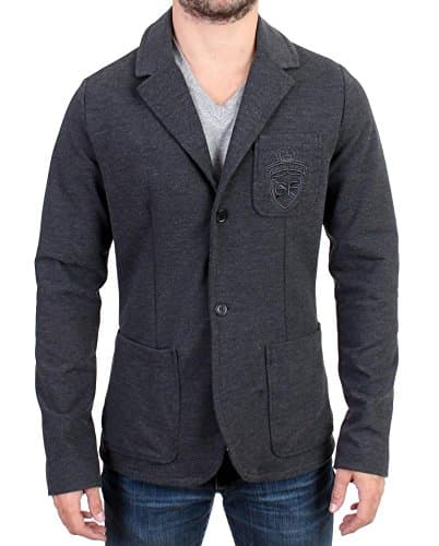 GF Ferre Gray Comfort Stretch Two Button Blazer