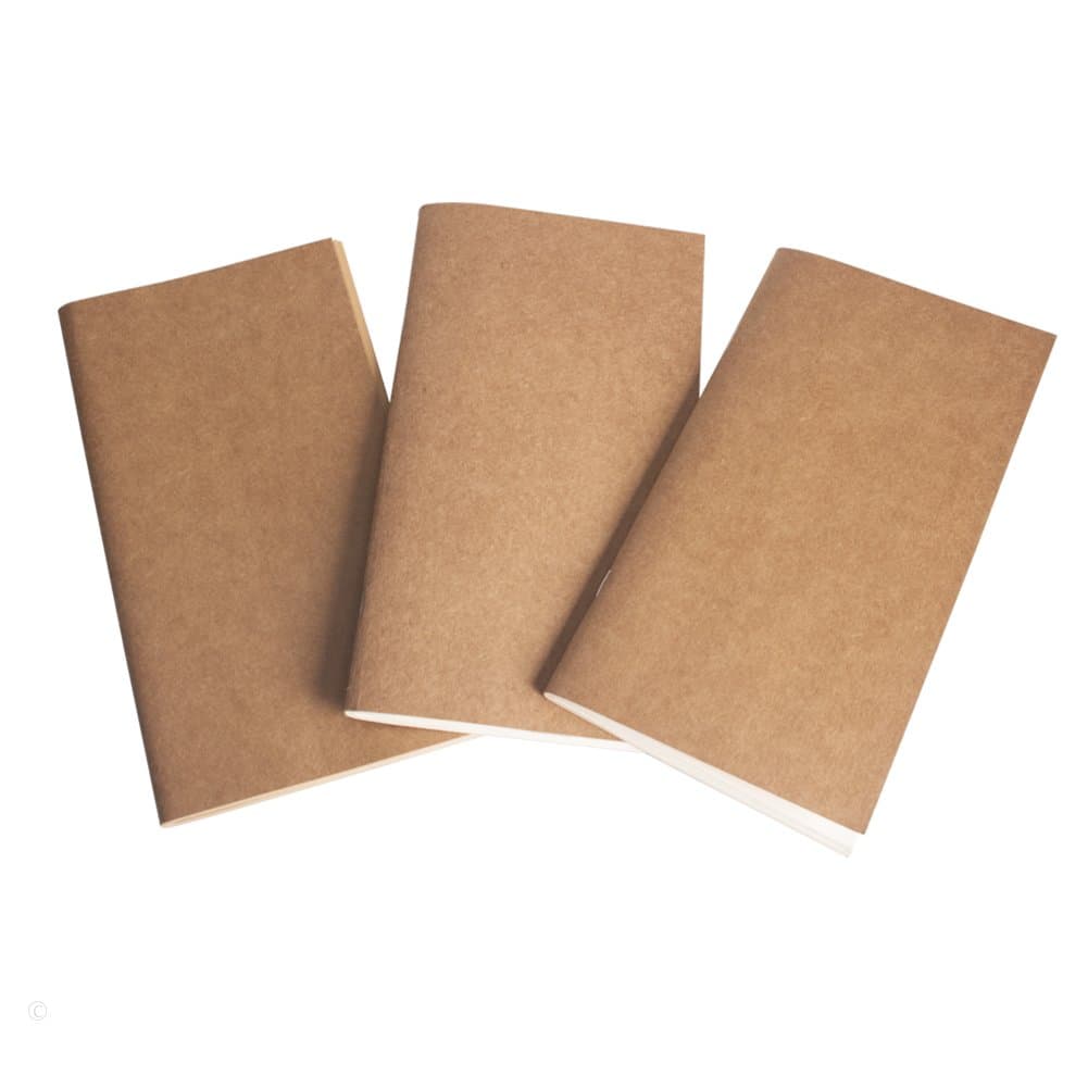 osunp Journal Refills Lined and Blank Paper 3 Pack Inserts for Travel Notebook Diary Notepad Daily Planner - 7.4 x 4 inch - 228 Pages