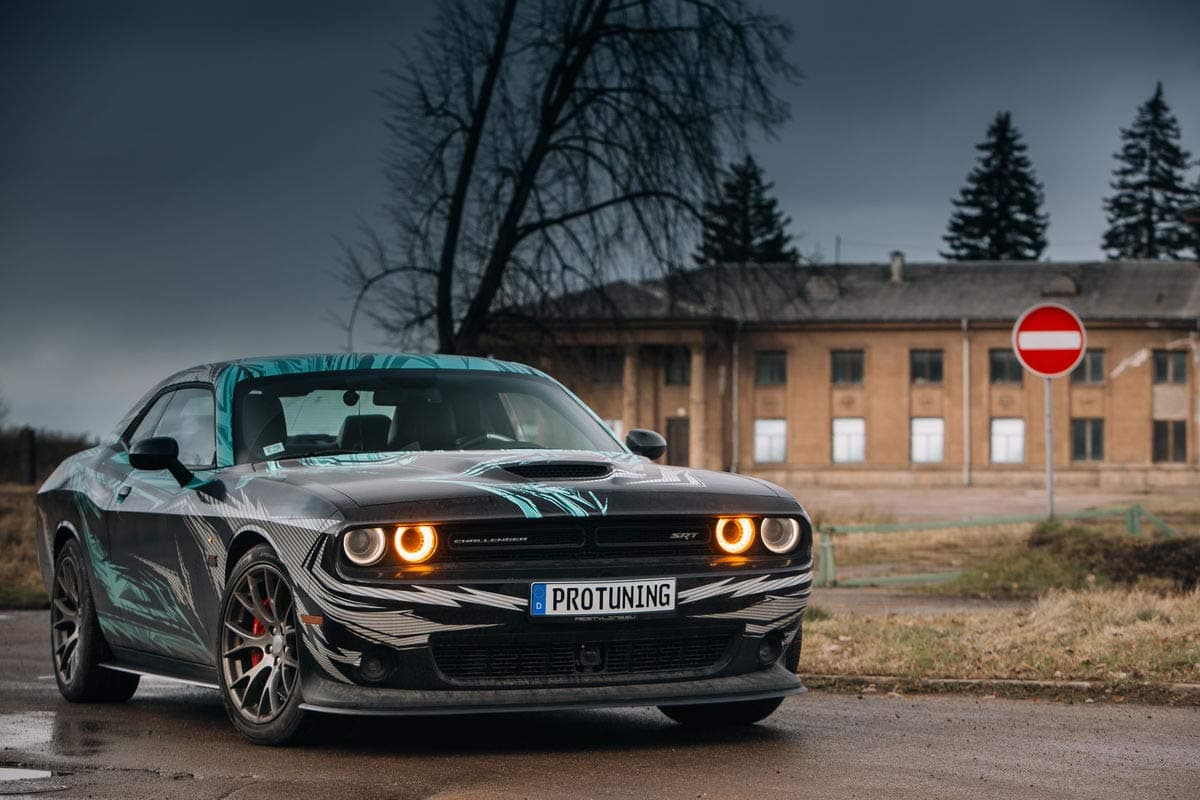 Performance Splitter Front bumper lower spoiler for Challenger SRT