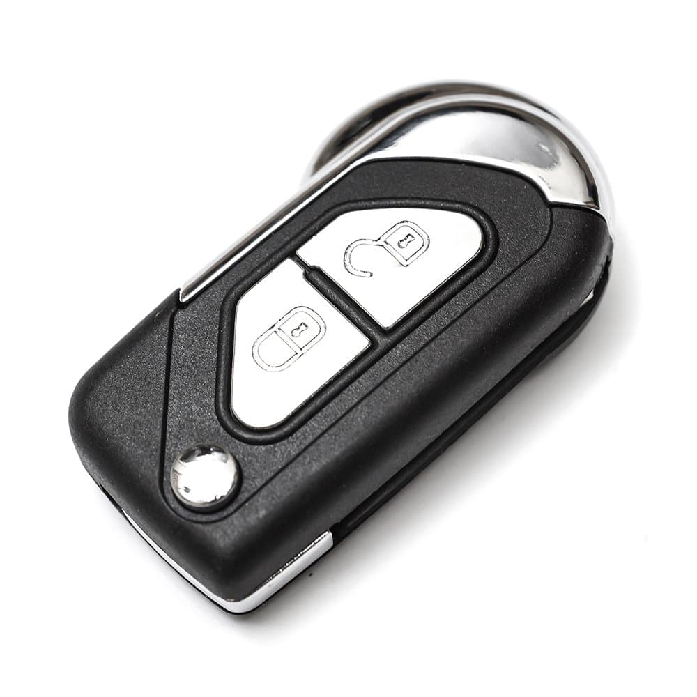 2 Buttons KEY CASE FLIP WITH Essel Remote Control Auto Key for Citroen C3/DS3