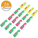 kenkio 16pcs Automatic Needle Threader of Assorted Colors, Thread Guide Needle Device with Directions