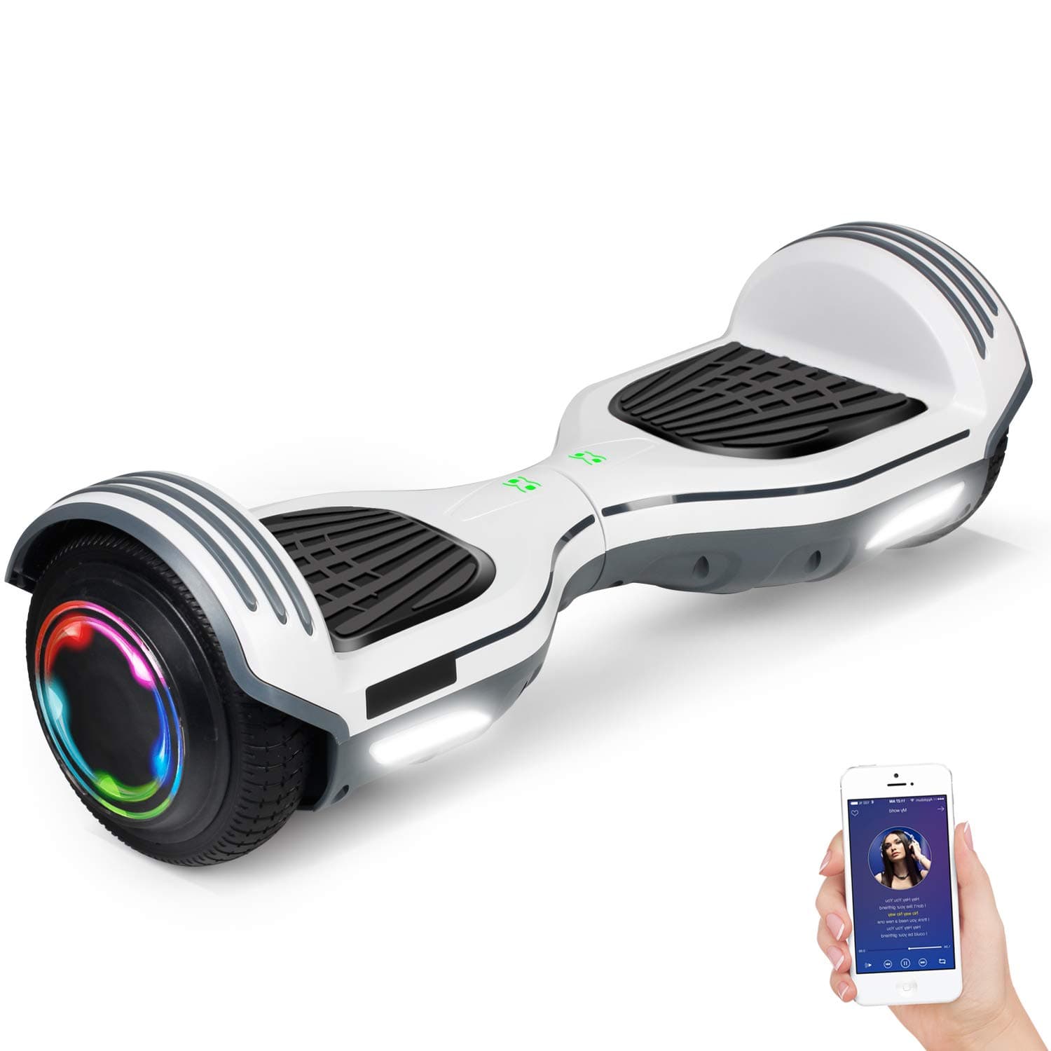 SISIGAD Hoverboard, 6.5" Two-Wheel Self Balancing Hoverboard, Smart Hover Board for Kids Gift