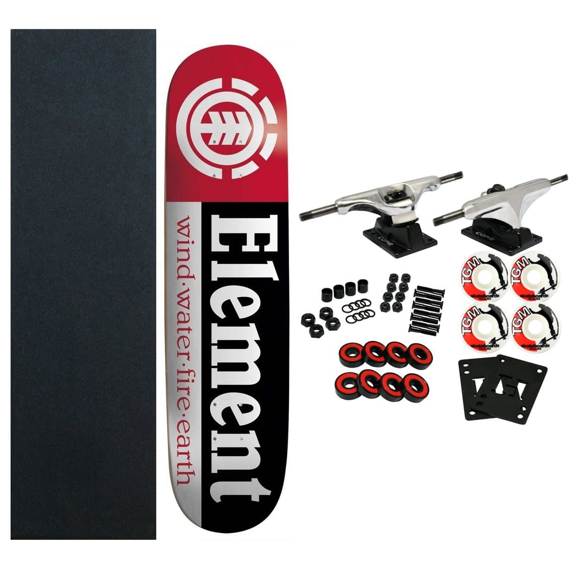 Element Skateboards Section Complete Skateboard Black