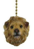 Lion Head Ceiling Fan Pull King Jungle