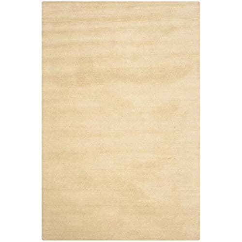 ZARACARPETS Solid Plain Exported Quality Hand Made Carpets and Rug Size 9 Feet by 12 Feet (9x12 feet) Gold