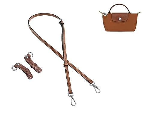 Single Handle Conversion Set Compatible with Longchamp Mini Pouch Real Leather Free Punching