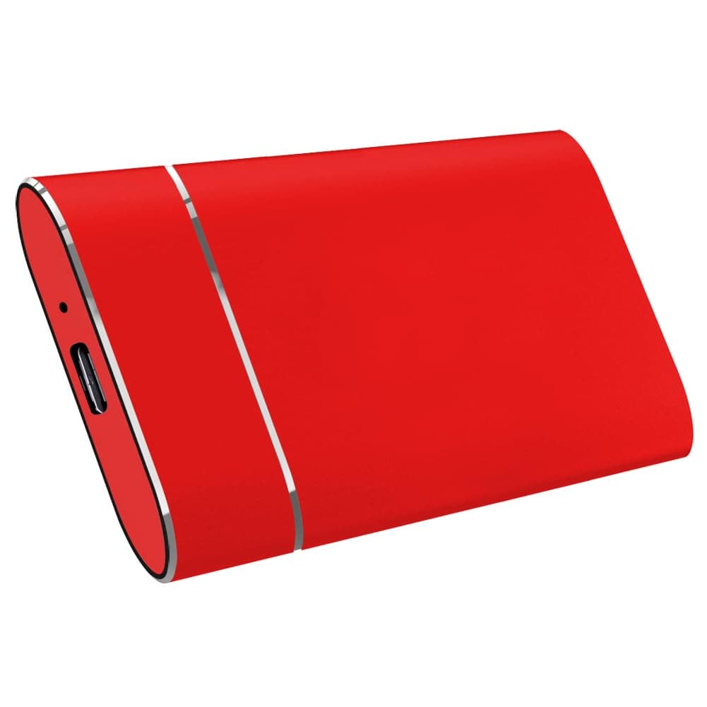 WYOERN 18TB New External Hard Drive,Solid State External Hard Drives,Computer Backup Disk Drive USB3.0 to Type C for PC & Mac, Plug and Play Ready (Red)