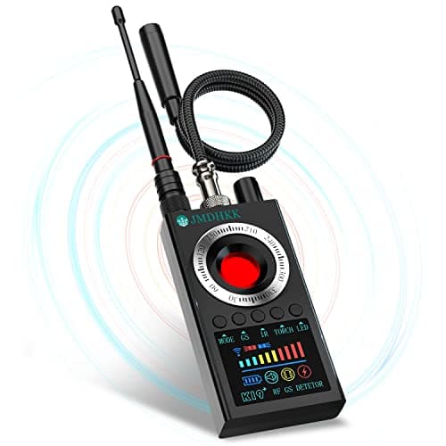 JMDHKK K19 Hidden Camera Detector, Bug Detector, Multi-Functional Privacy Protection Device with Magnetic, Wireless Signal, IR Detection and Flashlight for Travel, Office, Hotel, Cars