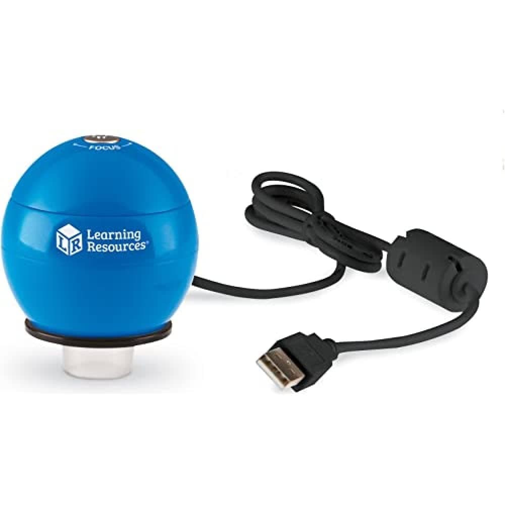 Learning Resources Zoomy 2.0 Handheld Digital Microscope, Blue