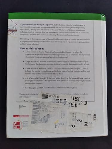 Experimental Methods for Engineers (Mcgraw-hill Series in Mechanical Engineering)