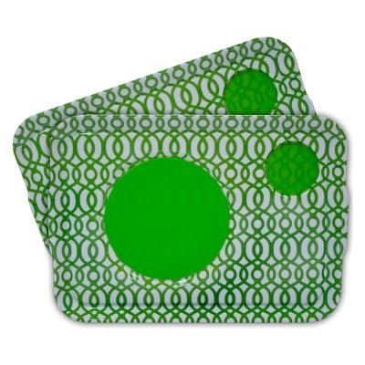 Lapper 40100713 Trellis Pattern 2-Pack BBQ Dinner Trays, 17.5 by 12.3 by 1.5-Inch