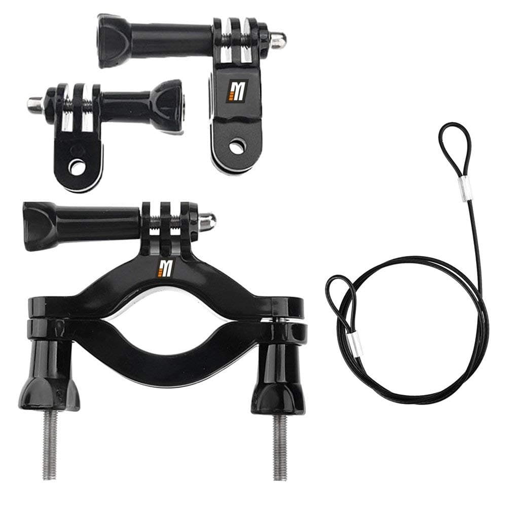 micros2u Action Camera Roll Cage/Bar Mounting Kit. Compatible with Gopro and Similar Action Cameras