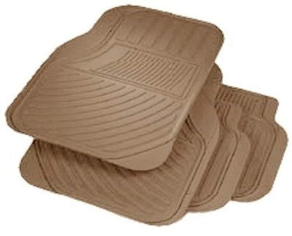 Rubber Queen Format Floor Mat - Beige, Model #7075