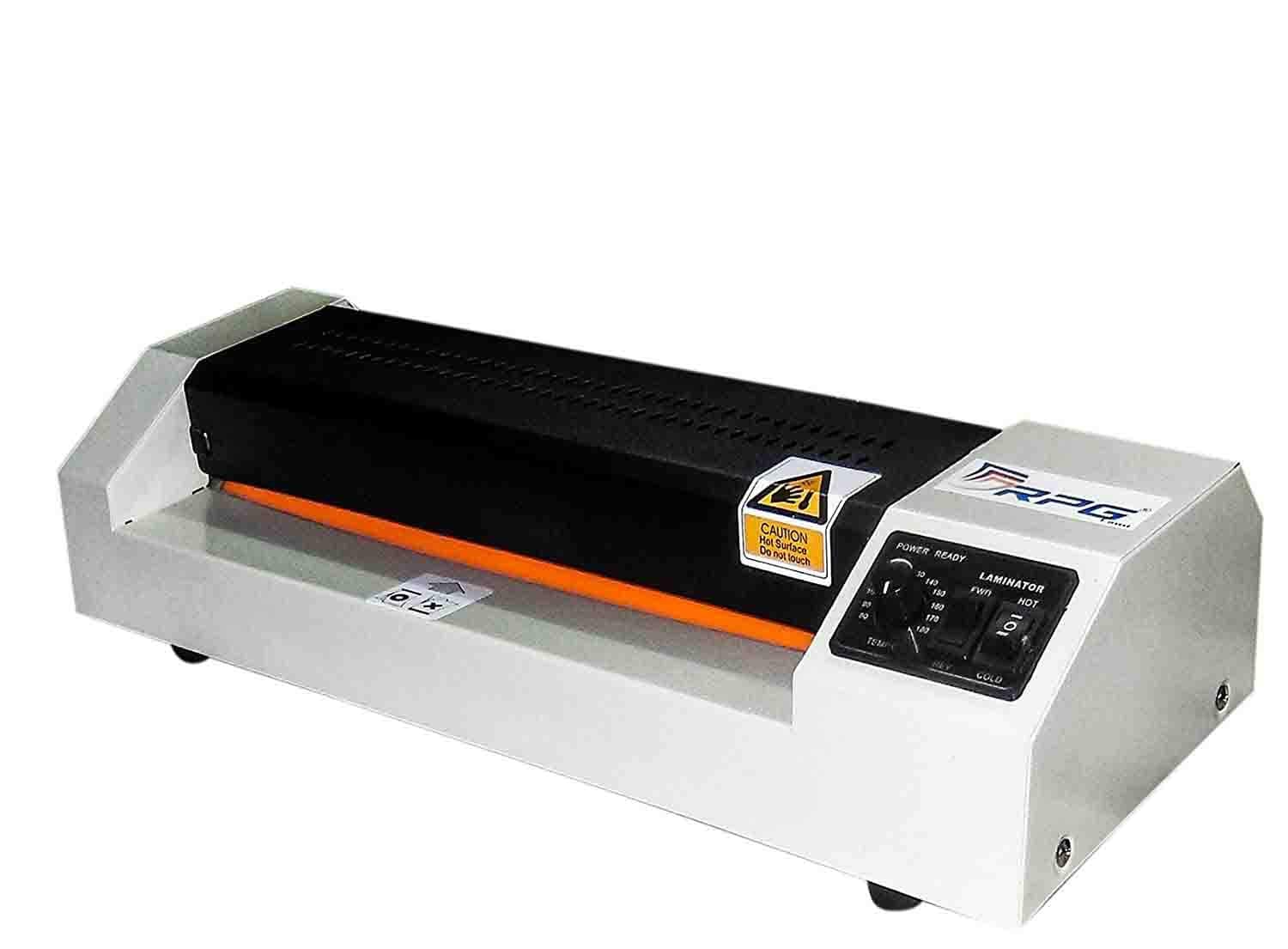 RPGlami High Grade Automatic Upto A3 Size (With 4 Rollers) Professional Eco12 Supports Hot & Cold 13 Inch Lamination Machine