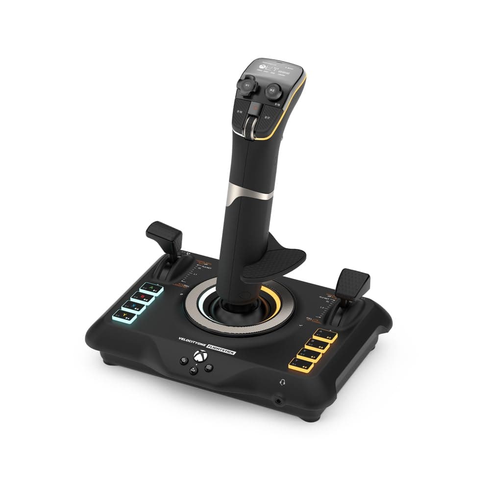 – Turtle Beach VelocityOne Flightstick Universal Simulation Controller Joystick for Air and Space Combat Simulation – Xbox Series X and S, Xbox One and Windows PCs