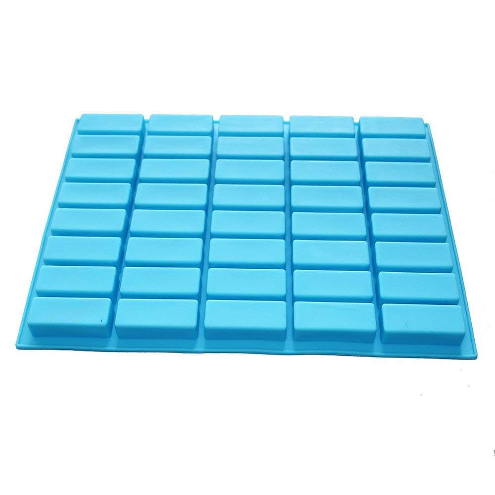 X-Haibei Small Rectangle Sample Guest Soap Jello Candy Chocolate Ice Cube Making Mold Silicone Supplies