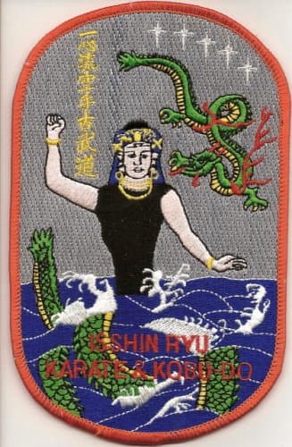 Isshin Ryu Karate Patch with Five (5) Stars