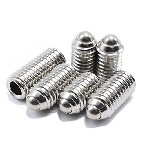 M8 Spring Hex Socket Ball Point Grub Set Screws Stainless Steel 10pcs (M8 x 16mm)