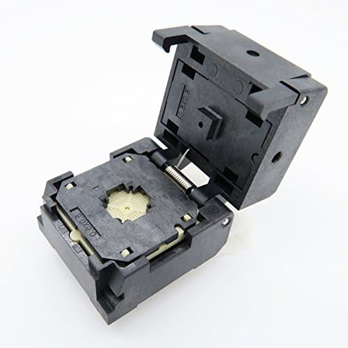 ALLSOCKETQFN32(5x5)-0.5 Testing Socket, QFN32 MLF32 WLCSP32 Package Burn-in Socket, 0.5mm Pitch IC 5x5mm IC550-0324-007-G QFN IC MCU Programming Socket(Clamshell, 0.5mm)