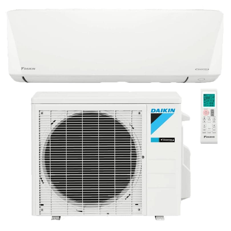 9,000 Btu 18 SEER2 Single Zone Ductless Mini Split Heat Pump System (R-32) - RXC09AXVJU, FTXC09AXVJU