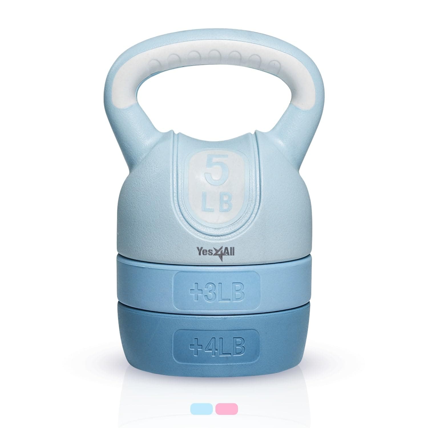 Yes4All Kettlebell Sets - Adjustable Kettlebell Set for Strength Training - Kettlebells Adjustable Weight for Versatile Workouts