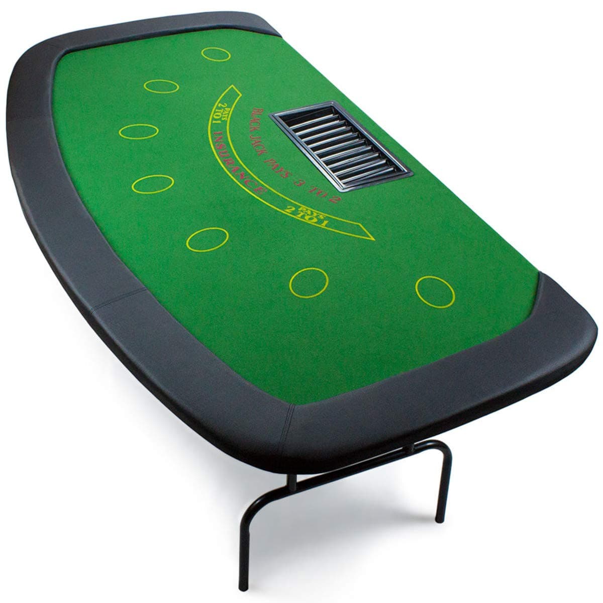 Large 82 Inch 7-Player Blackjack Table