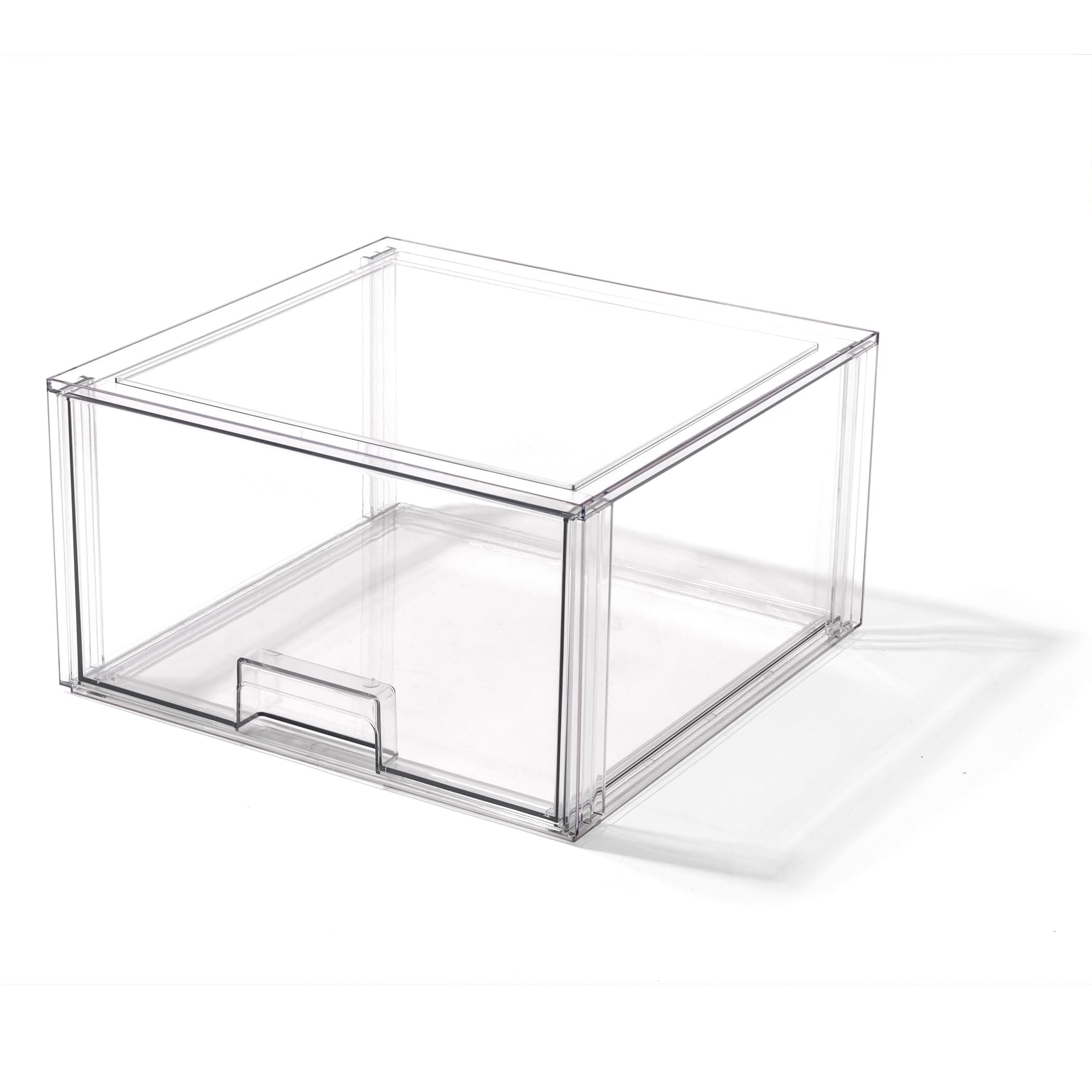 Stackable Storage Drawers, Tall X-Large - Clear | THE CRATE COLLECTION | Storage Bins With Drawers | Bathroom Organizers | Under Sink Organizer | Vanity Cabinet Home Organization