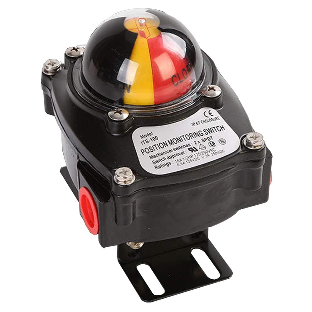 ITS-100 Limit Switch Box Mechanical Micro Motion Limits Switches Valve Position Indicator for YPAYA pneumatic actuator AC DC 125V 250V 16A 1/2HP 1NO NC