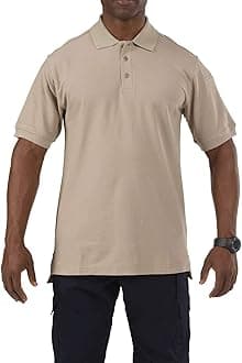 5.11 Tactical Utility Short Sleeve Polo Shirt, Poly-Cotton Fabric, Wrinkle Resistant, Style 41180