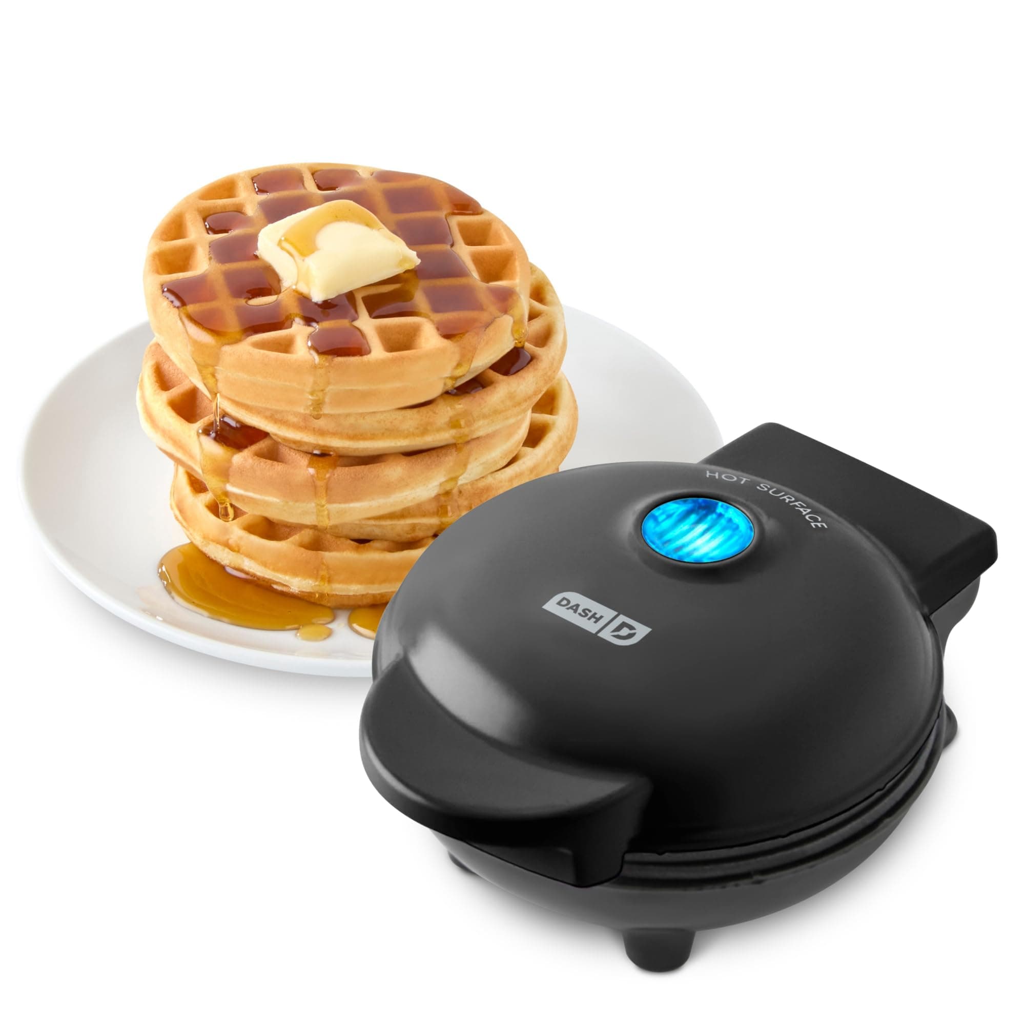 Mini Waffle Maker, Black