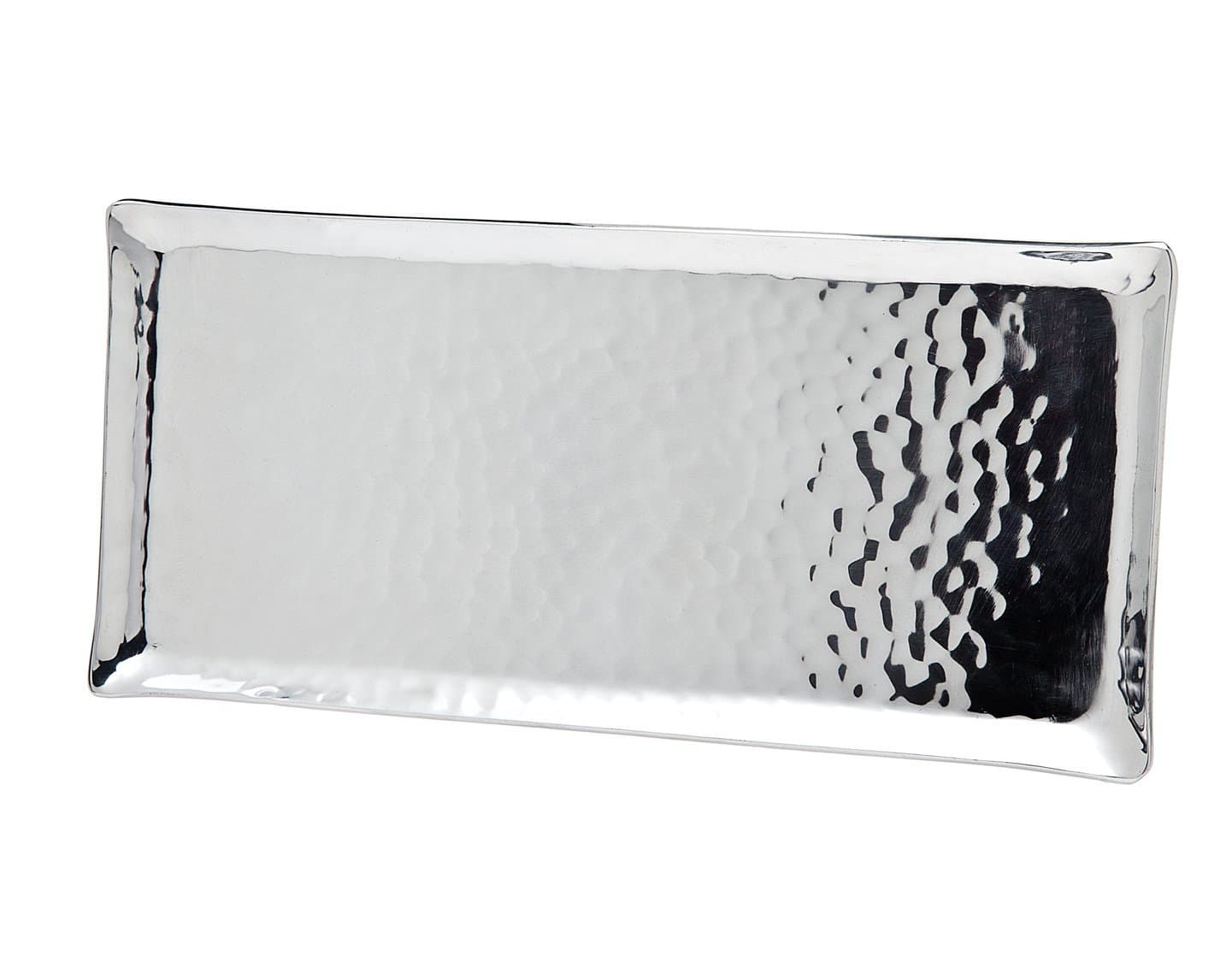 Hammered Rectangular Tray, 11-Inch by 5-Inch