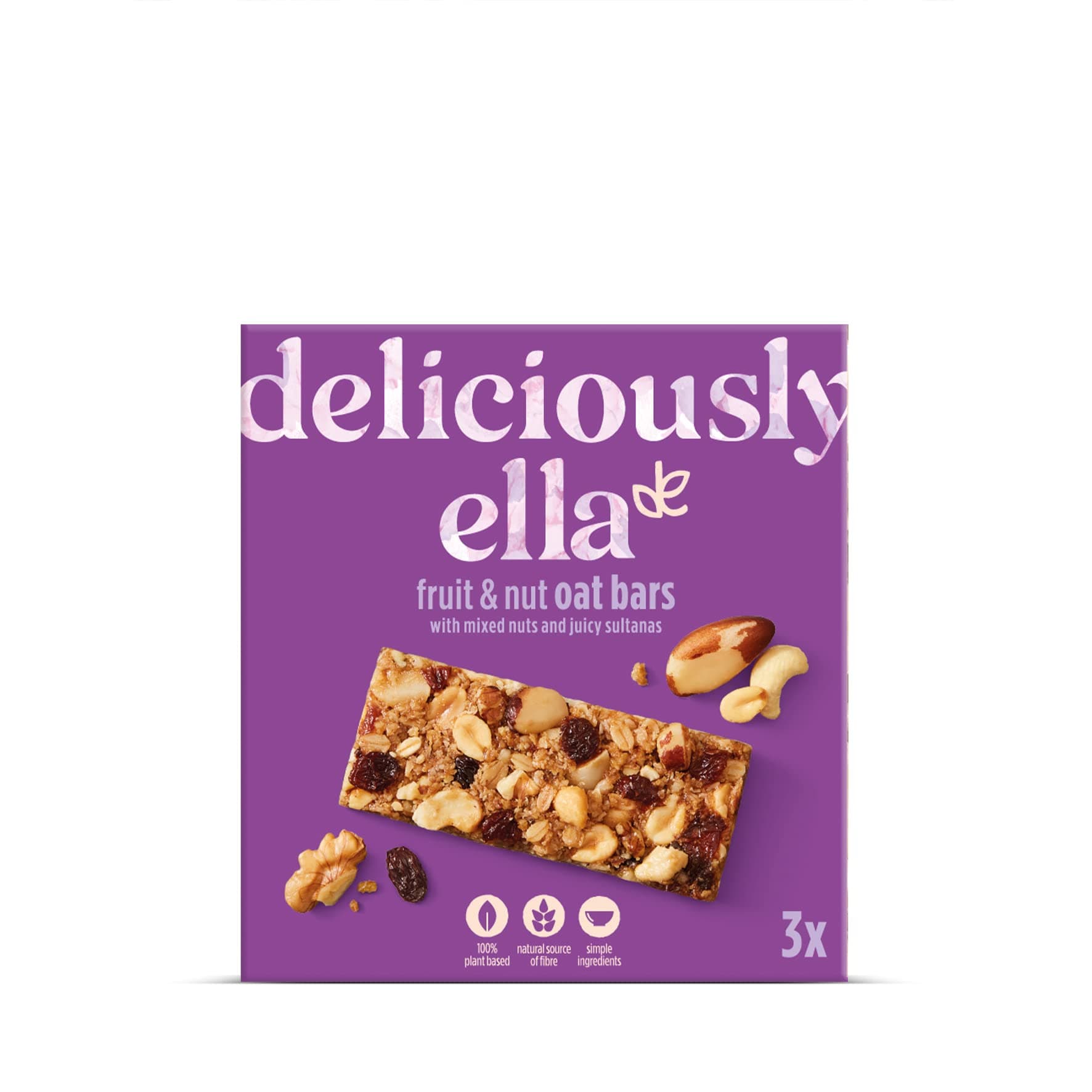 Deliciously Ella Fruit & Nut Oat Bars MULTI SINGLE