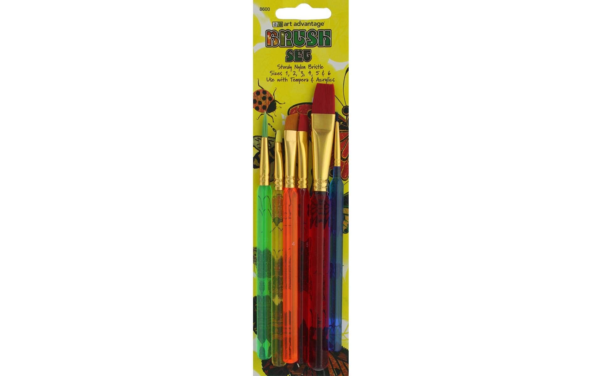Art Advantage Brush Set Triangle Handle 6pc