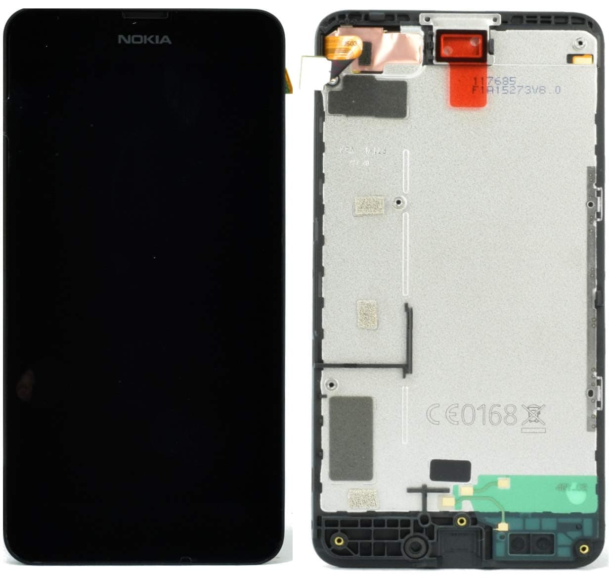 Nokia LCD Display Touch Screen Digitizer Assembly with Frame for Nokia Lumia 630 635