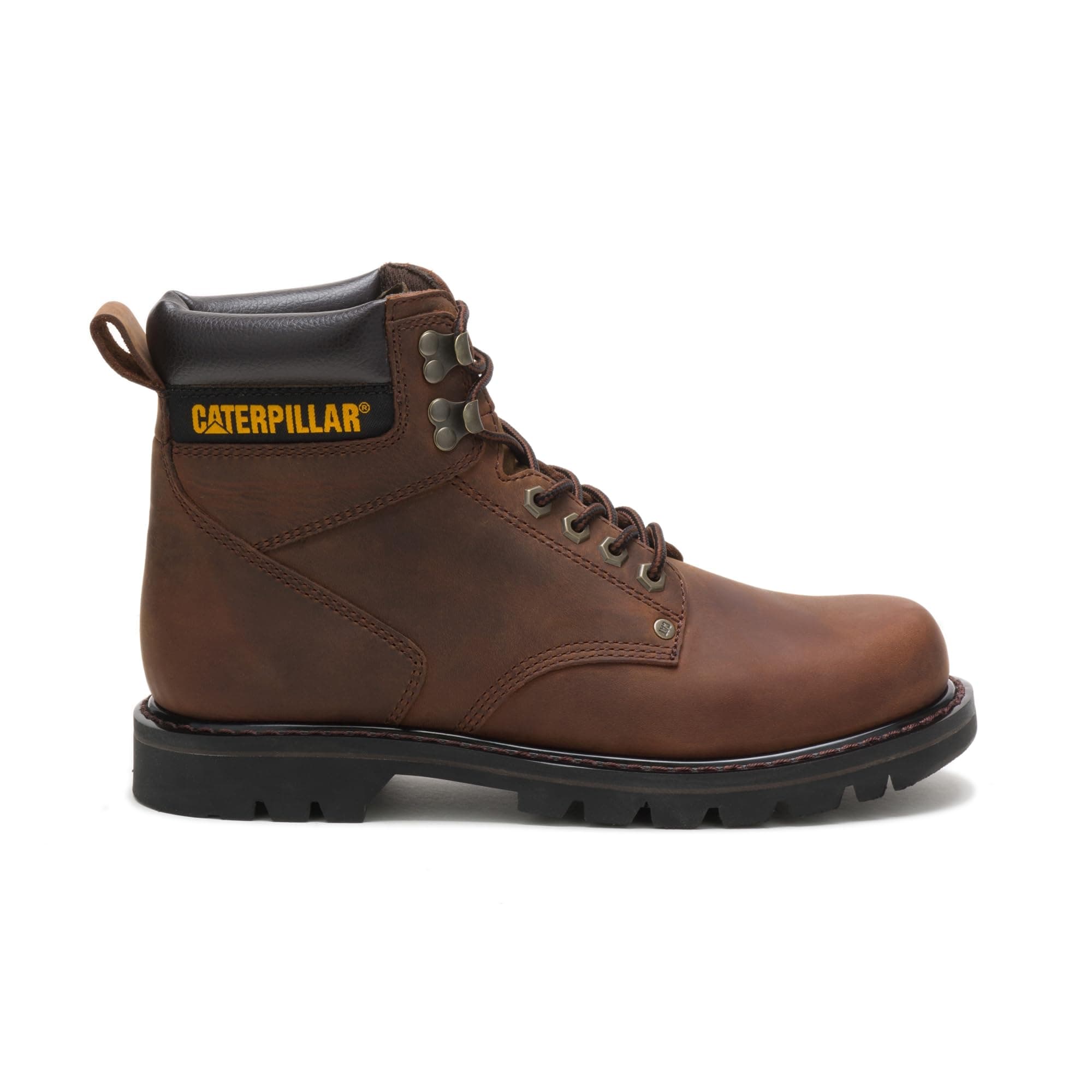 Caterpillar Men's 2nd Shift 6" Plain Soft-Toe Work Boot Dark Brown 10.5 D(M) US