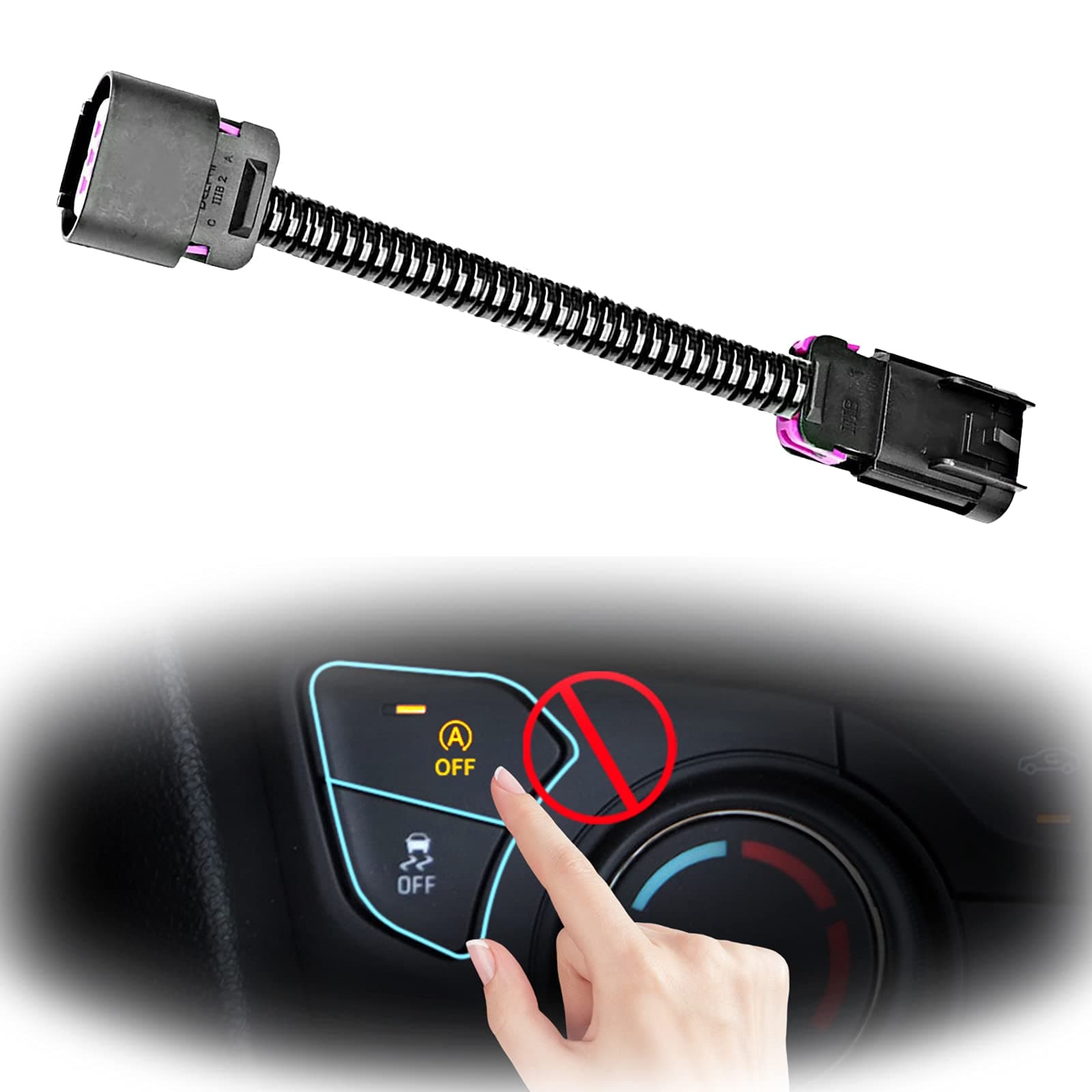 Auto Start Stop Disable/Delete/Eliminator/Canceller for Chevy Equinox Malibu Cruze (≤2018), for Cadillac XT4 XT5 XT6 CT6 (≤2018) for Buick (≤2018), Effortless Performance Enhancement