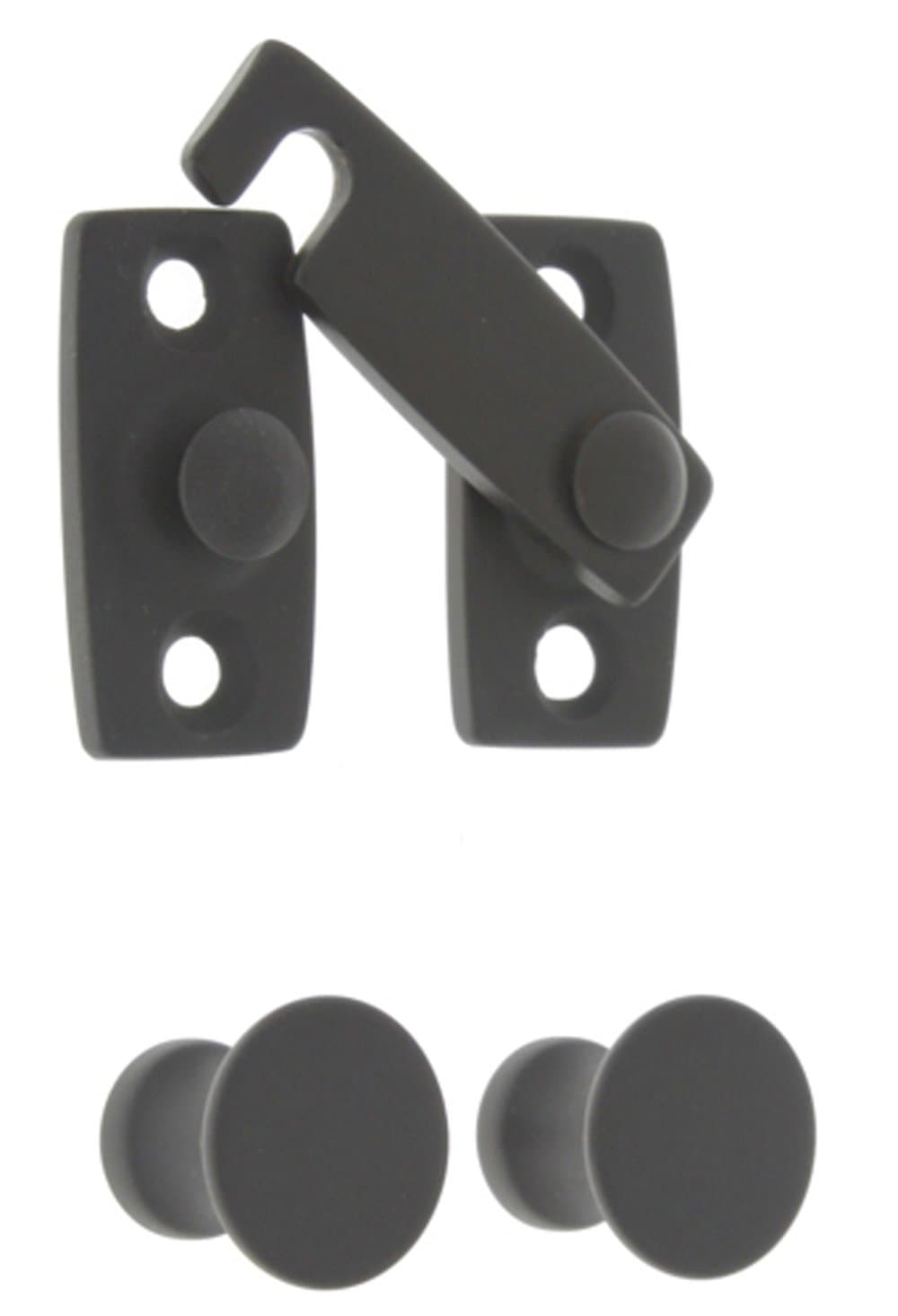 IDHBA 21021-10B Professional Grade Quality Solid Brass Shutter Bar Kit, Oil-Rubbed Bronze