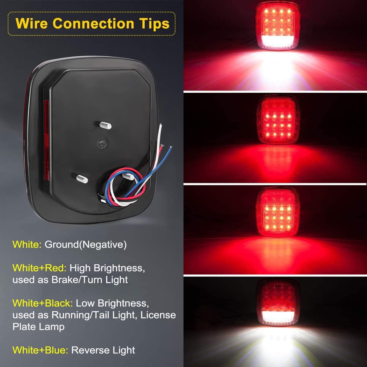 16 LED Trailer Lights