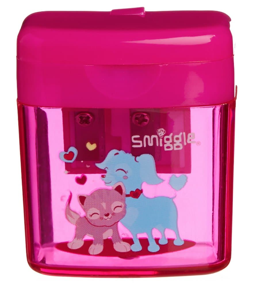 Smiggle Pencil Sharpener Box - Pink