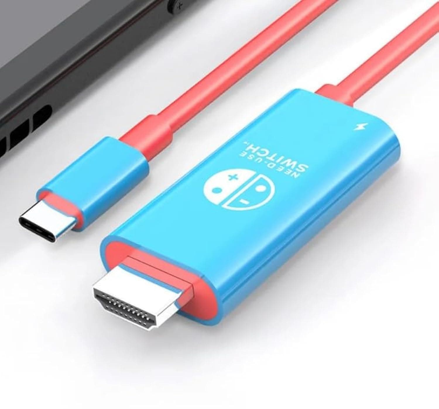 USB Type C to 4K HDMI Adapter Conversion Cable for TV Docking Mode 4K for Travel, compatible with Nintendo Switch, Steam Deck, Macbook, iPad, Samsung Dex Station, Laptop, Tablet, Smartphone