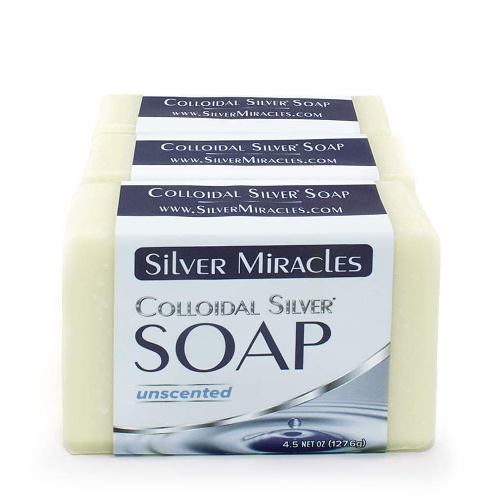 Silver Miracles - Colloidal Silver Soap - 3 pack