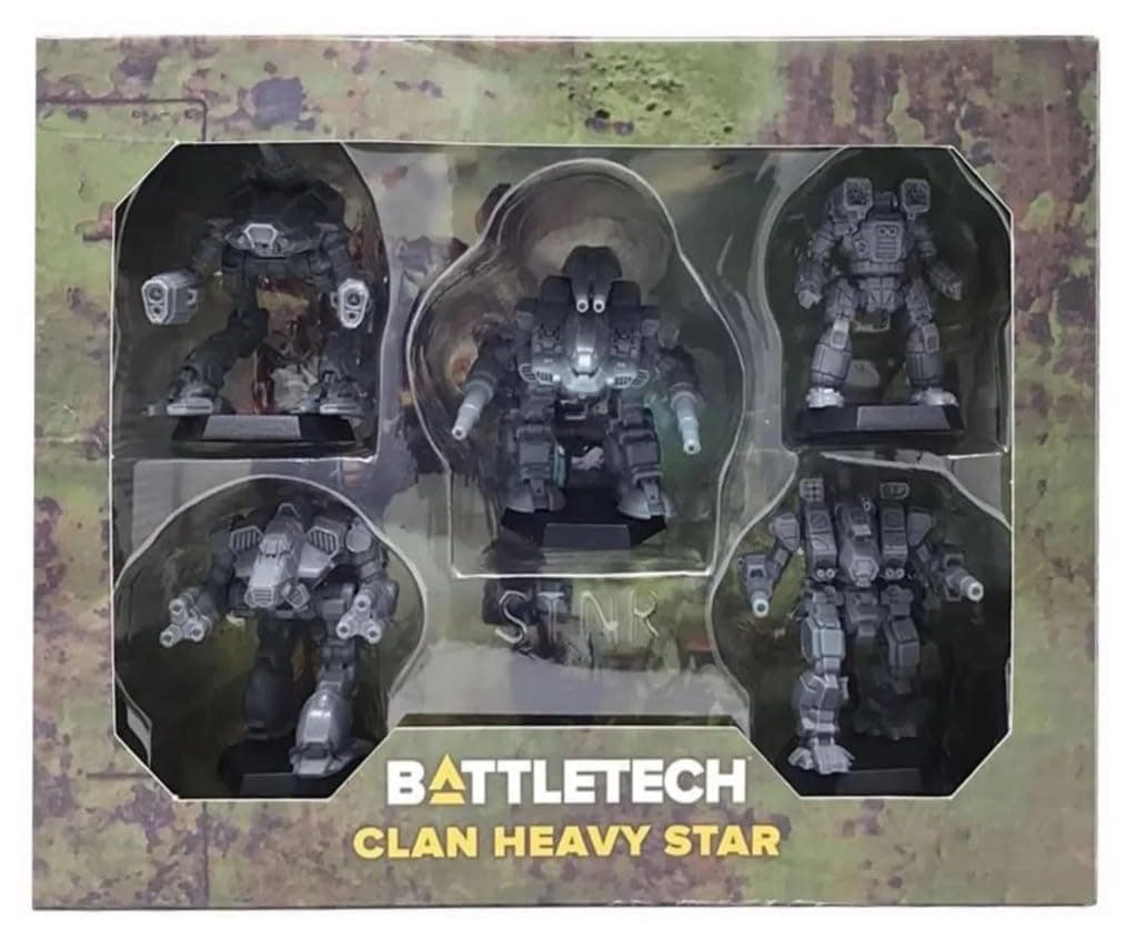 BATTLETECH Mini Force Pack: Clan Heavy Star