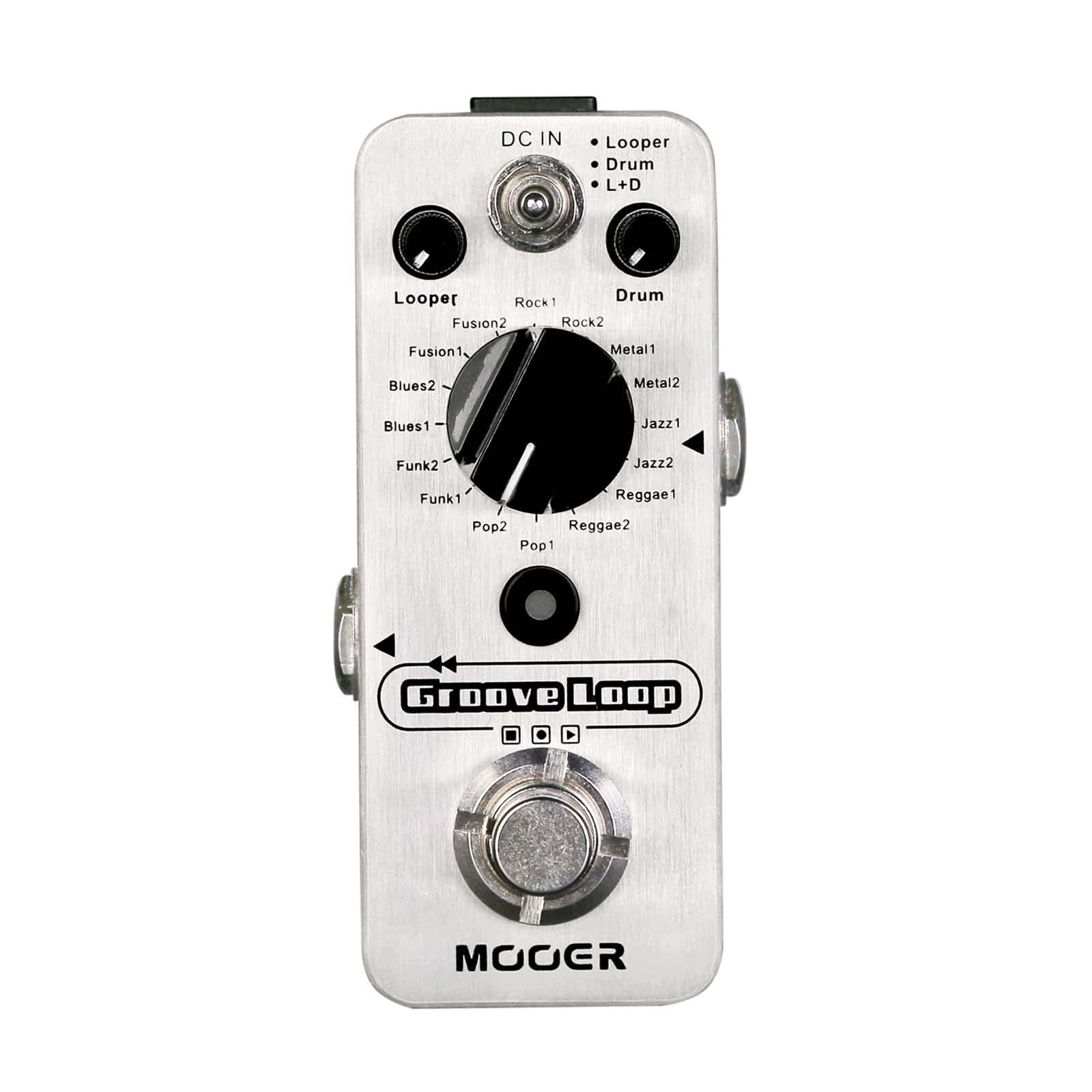 MOOER Groove Loop Drum Machine Looper Pedal