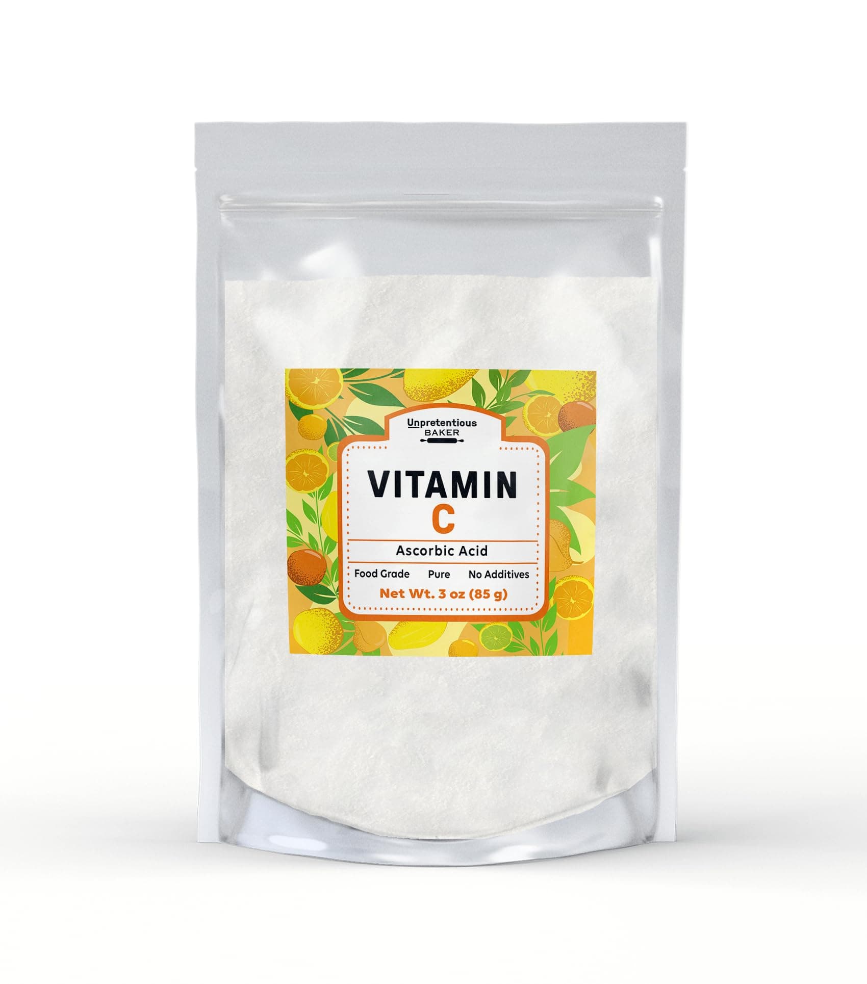 Vitamin C Powder Baker Ascorbic Acid, Resealable Bag (3 Ounce)