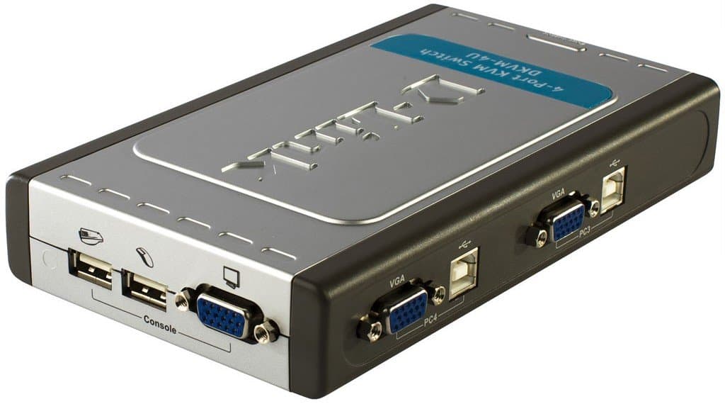 D-Link DKVM-4U 4-Port USB KVM Switch