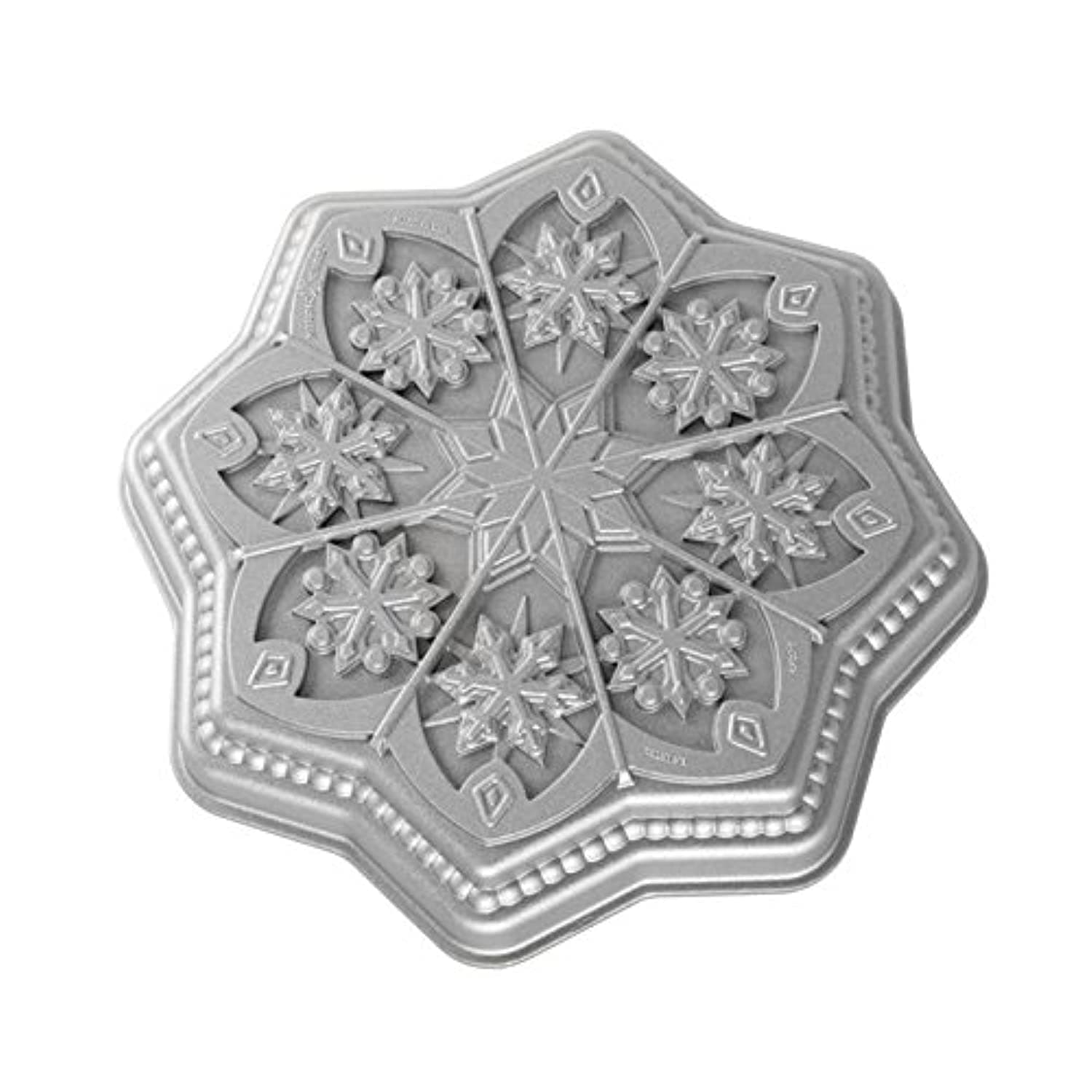 Sweet Snowflakes Shortbread Pan, Silver