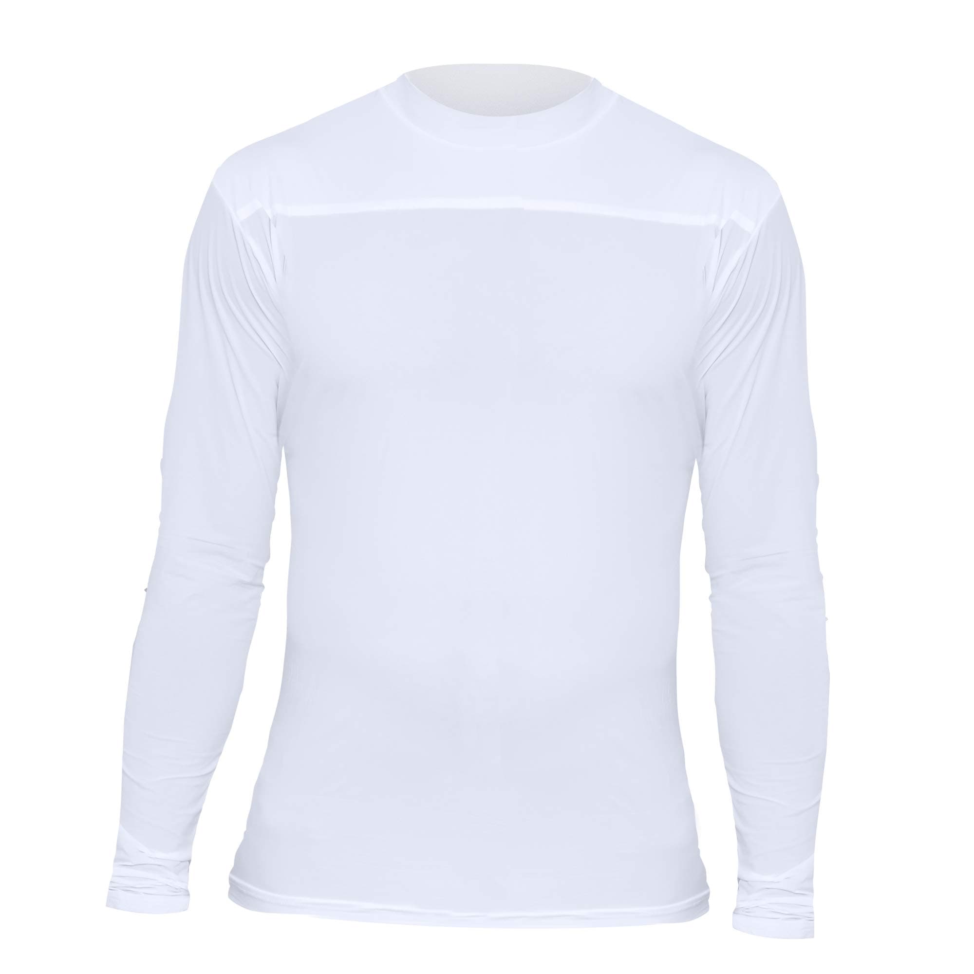 Total Base Layer Lightweight and Breathable Designed to be Worn Underneath The Clothing Bite & UV Protection Hunting, Fishing, Camping, Hiking & Outdoor Activities Unisex White